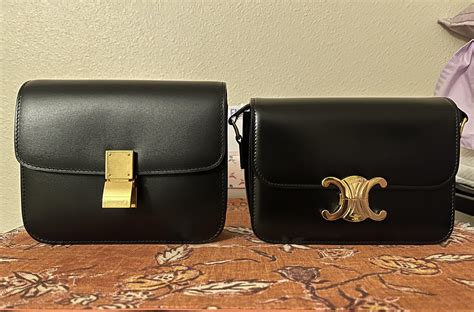 celine box triomphe|Celine triomphe handbags.